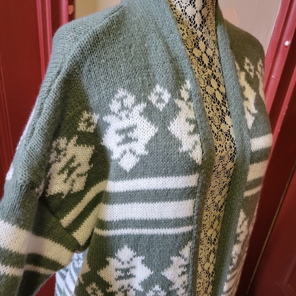 KNOX ROSE WOMEN'S OPEN FRONT KNITTED CARDIGAN SIZE L - Picture 13 of 15